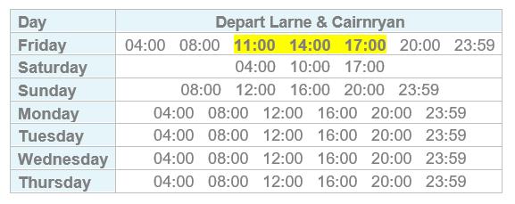 Timetable