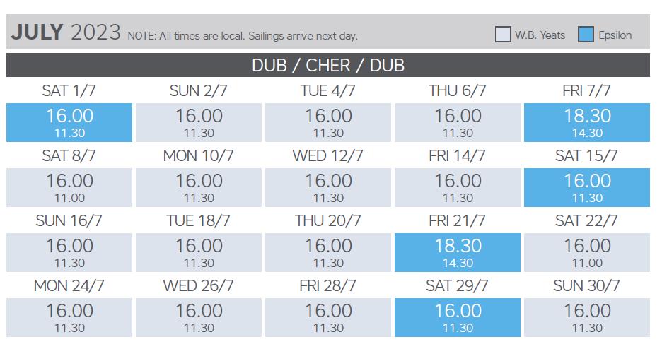 timetable Jul 1