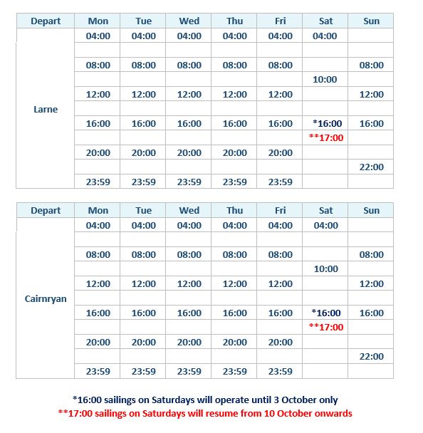 timetable