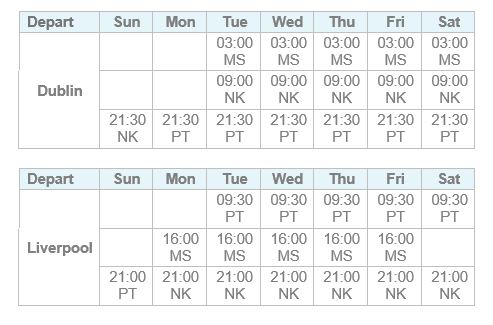 Norbay Timetable
