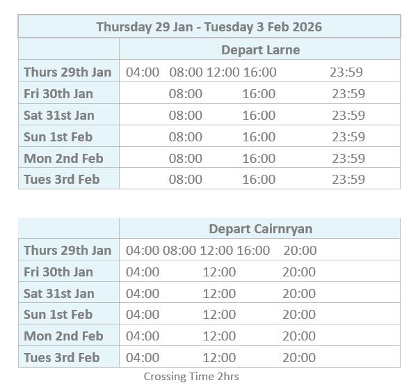 Timetable